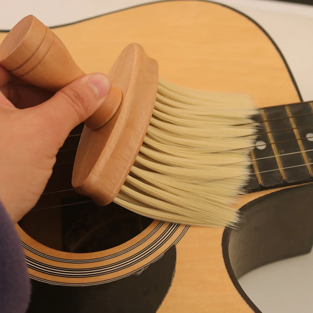 

1pcs Soft Bristle Musical Instrument Cleaning Brush for Guitar Fretboard String Ukulele Drum Piano Cleaner Tool Accessory