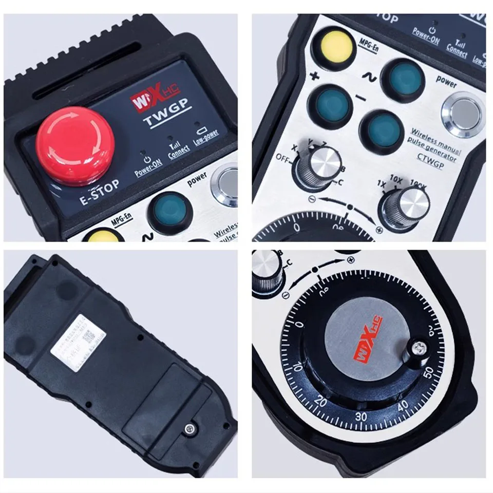 Xinsheng Cnc Wireless Electronic Handwheel Emergency Stop Pulse Generator New Generation System Includes Alloy And Buttons