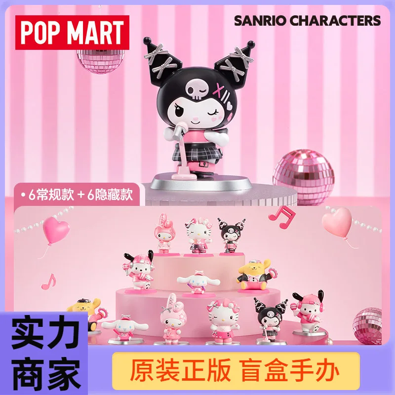 

Kawaii Hellokitty Pink Party Series Figure Blind Box Ornament Model Doll Collectible Toy Desktop Decor Gift for Women Fans