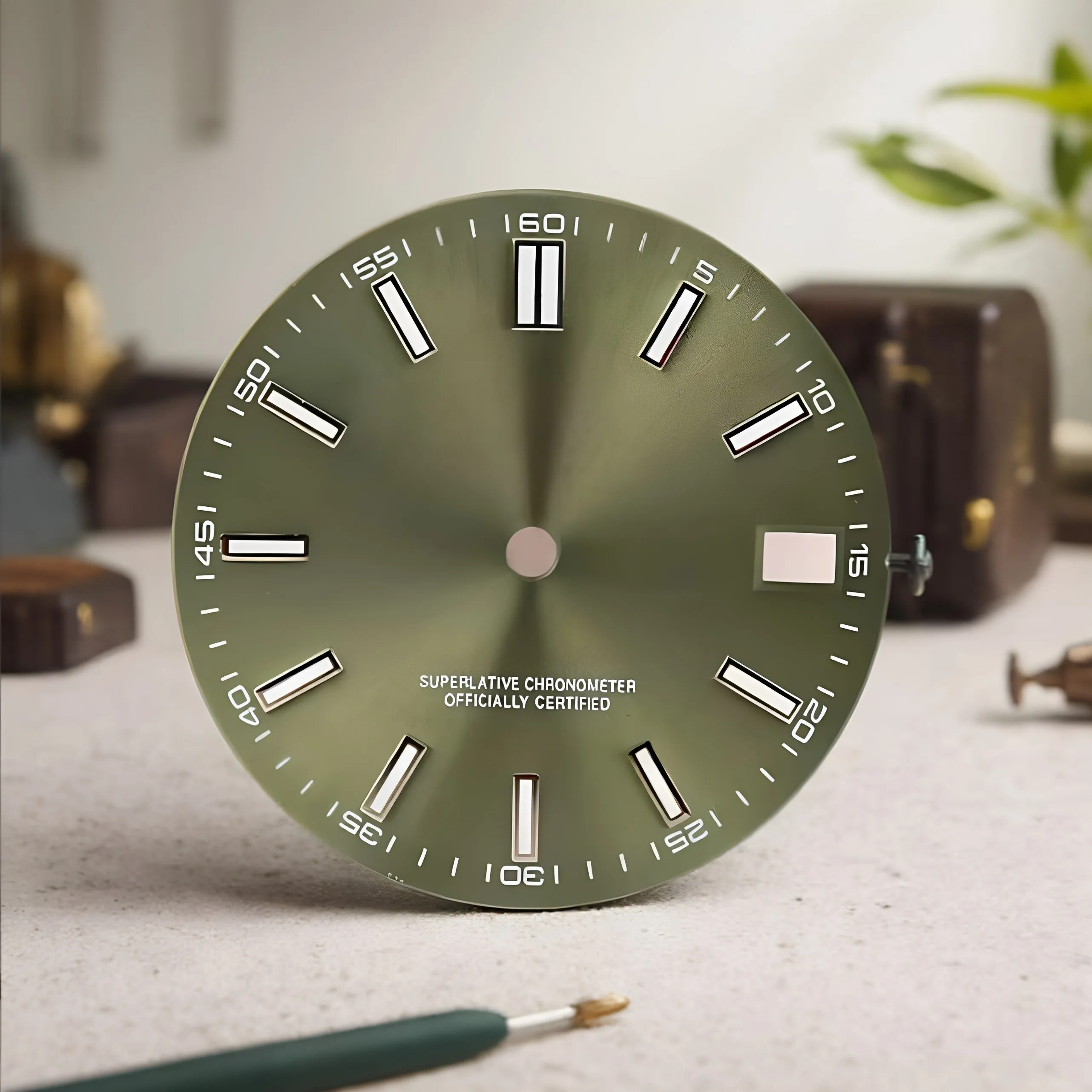 

NH35 Dial 28.5mm Watch Dial for NH35 NH36 Mechanical Movement Datejust Dial Accessories Mod Parts Luminous Watch Dial Replace
