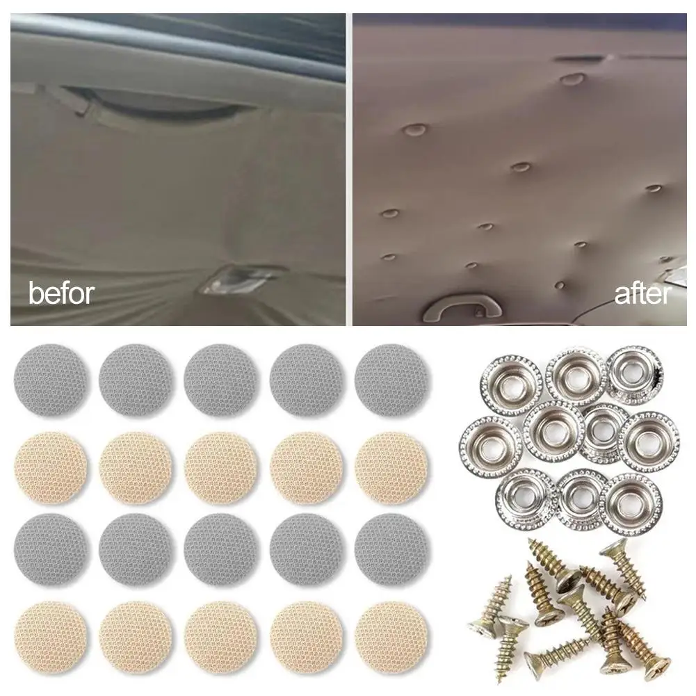 10 قطعة سقف السيارة الداخلي أبازيم غطاء قماش السقف غطاء إصلاح المسمار السيارات التجنيب المسامير مشبك تثبيت النسيج Ca W3X5
