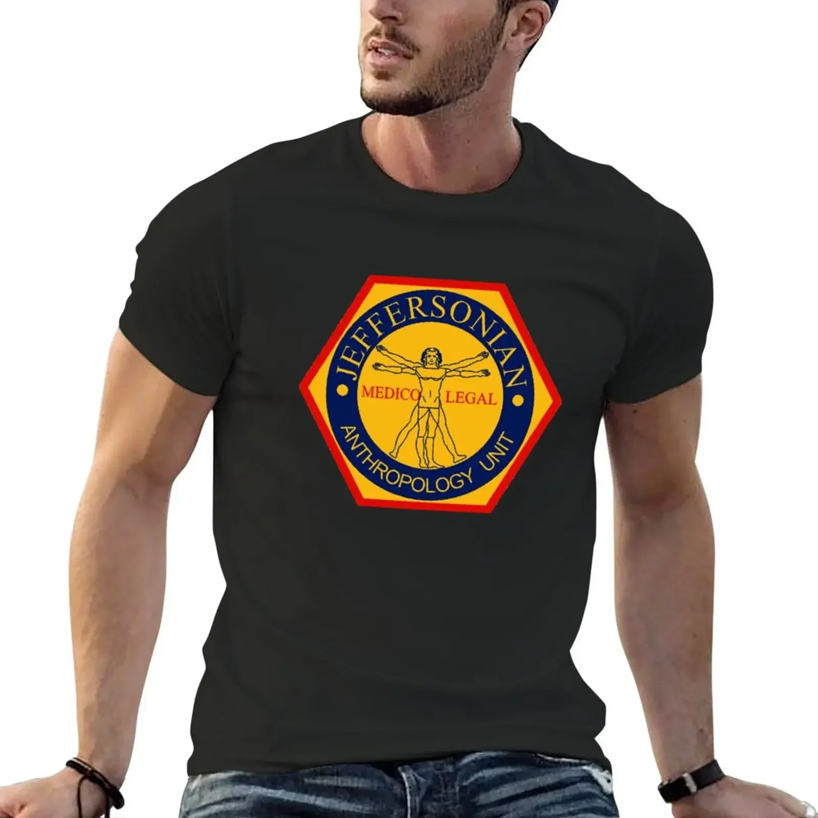 Jeffersonian Badge T-Shirt tees oversized graphic tee graphic t shirt vintage mens designer t shirt