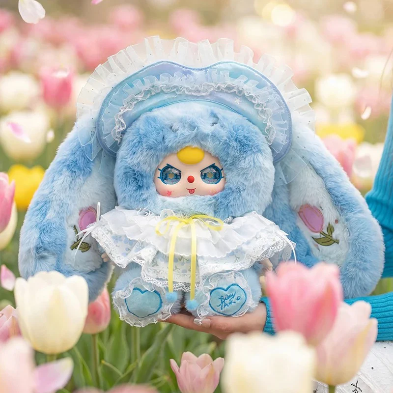 Nieuwe Baby Three 400% Blossoms Series Pluche Blind Box Trendy Speelgoedfiguur Collectie Ornament Poppen meisje verjaardag cadeau
