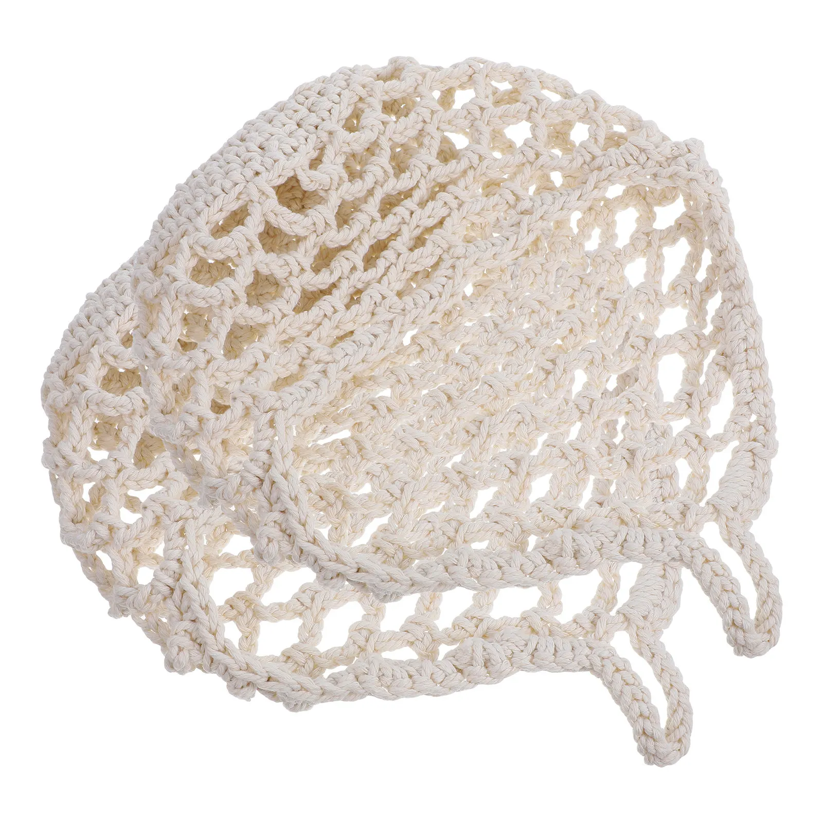 

2Pcs Hanging Fruit Hammock Macrame Basket Boho Decor Cotton Rope Handmade Planter for Kitchen Balcony Garden Indoor Outdoor