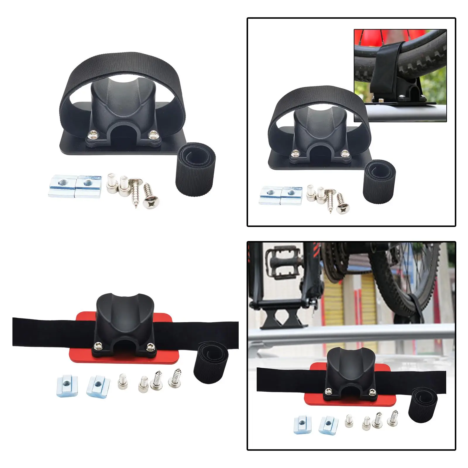 Car Roof Bicycle Rear Wheel Holder Road Bike Tire Bracket Bike Parking Rack