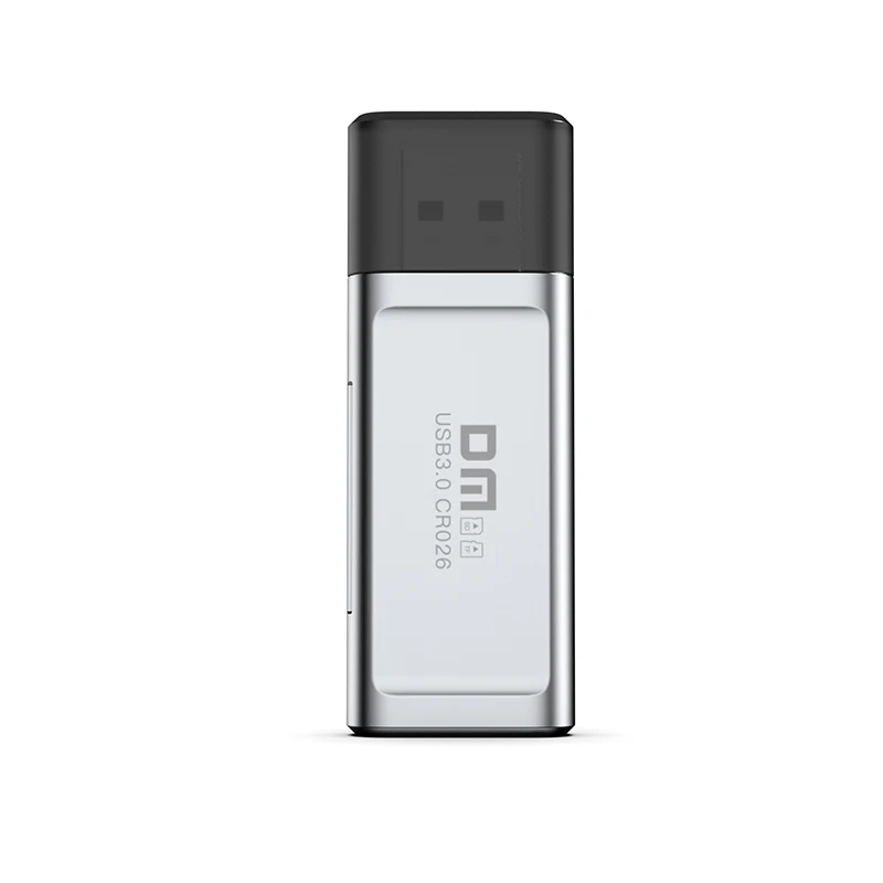 DM CR026 2 في 1SD/TF قارئ بطاقة متعددة مع منفذ USB
