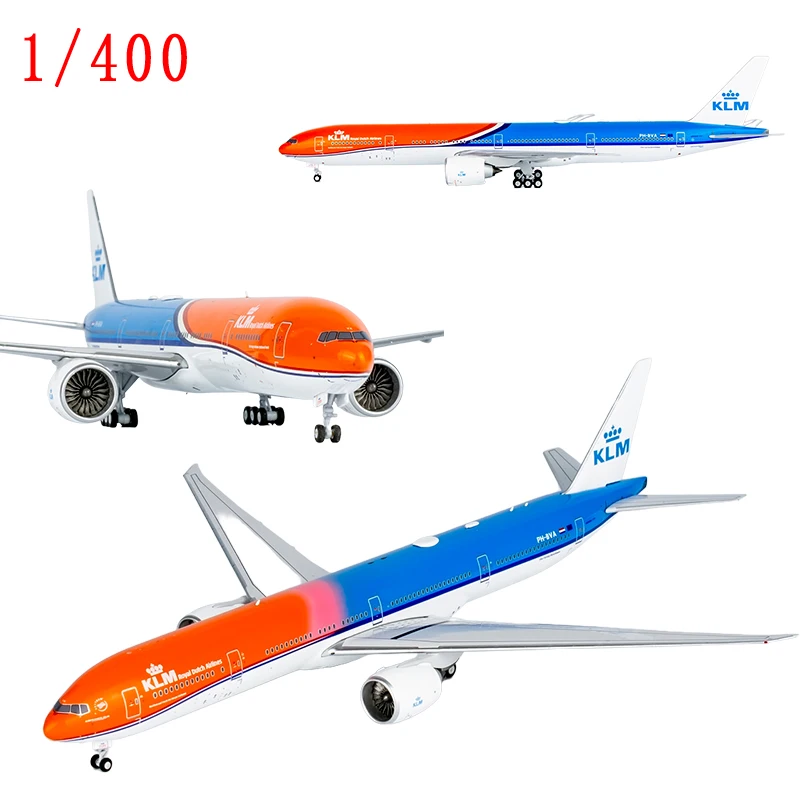 NG 1/400 نموذج طائرة PH-BVA KLM الخطوط الجوية الملكية الهولندية أورانج برايد B777-300ER سبيكة نموذج طائرة الصندوق الأصلي #1