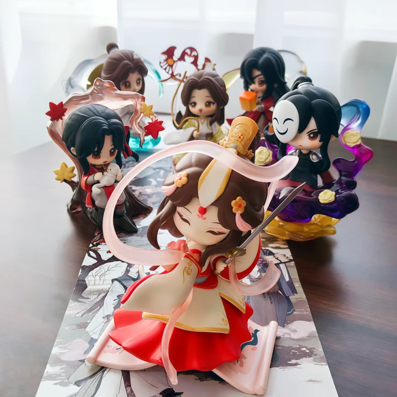 All For Play Heaven Officials Blessing Danqing Fenghua Serie Blind Box Sammelfiguren Xie Lian Hua Cheng Desktop-Deko-Spielzeug