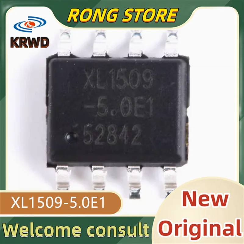 50PCS XL1509-5.0E1 New and Original Chip IC XL1509-5.0 XL1509-5 XL1509 SOP-8