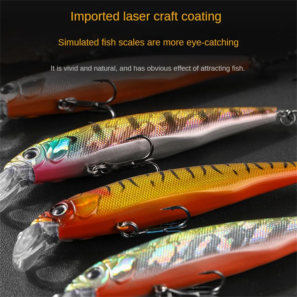 New Model Sinking Minnow Fishing Lures 52mm 4.5g Jerkbait Bass Pike Carkbait Wobblers Swimbait Professional Hard Bait