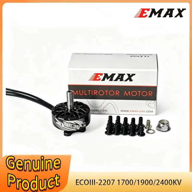 

EMAX ECO III ECO III 2207 Motor 6S 1700KV 1900KV 4S 2400KV Brushless Motor for RC Drone FPV Racing Drone