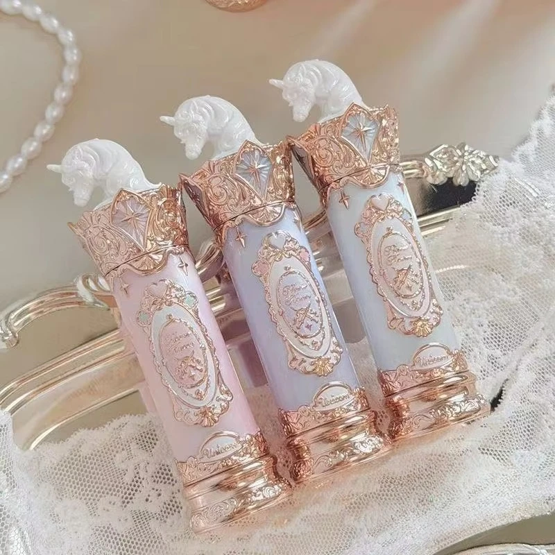 Flower Knows Knight Unicorn Collection Glazed Lipstick Swan Midsummer Night Lipstick