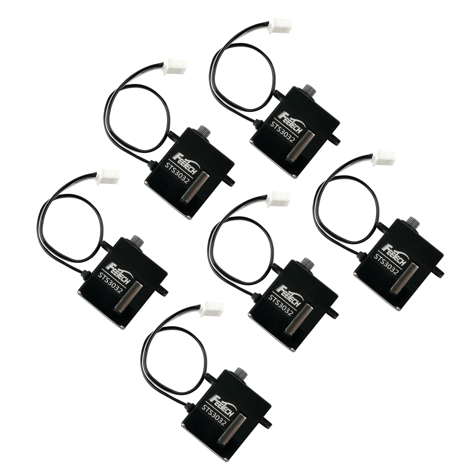 Feetech ST-3032 6V 4.5KG Metal Gear Coreless Motor Servo 360° Magnetic Encoder TTL Serial Bus for RC Robot Model (1/3/6 Packs)