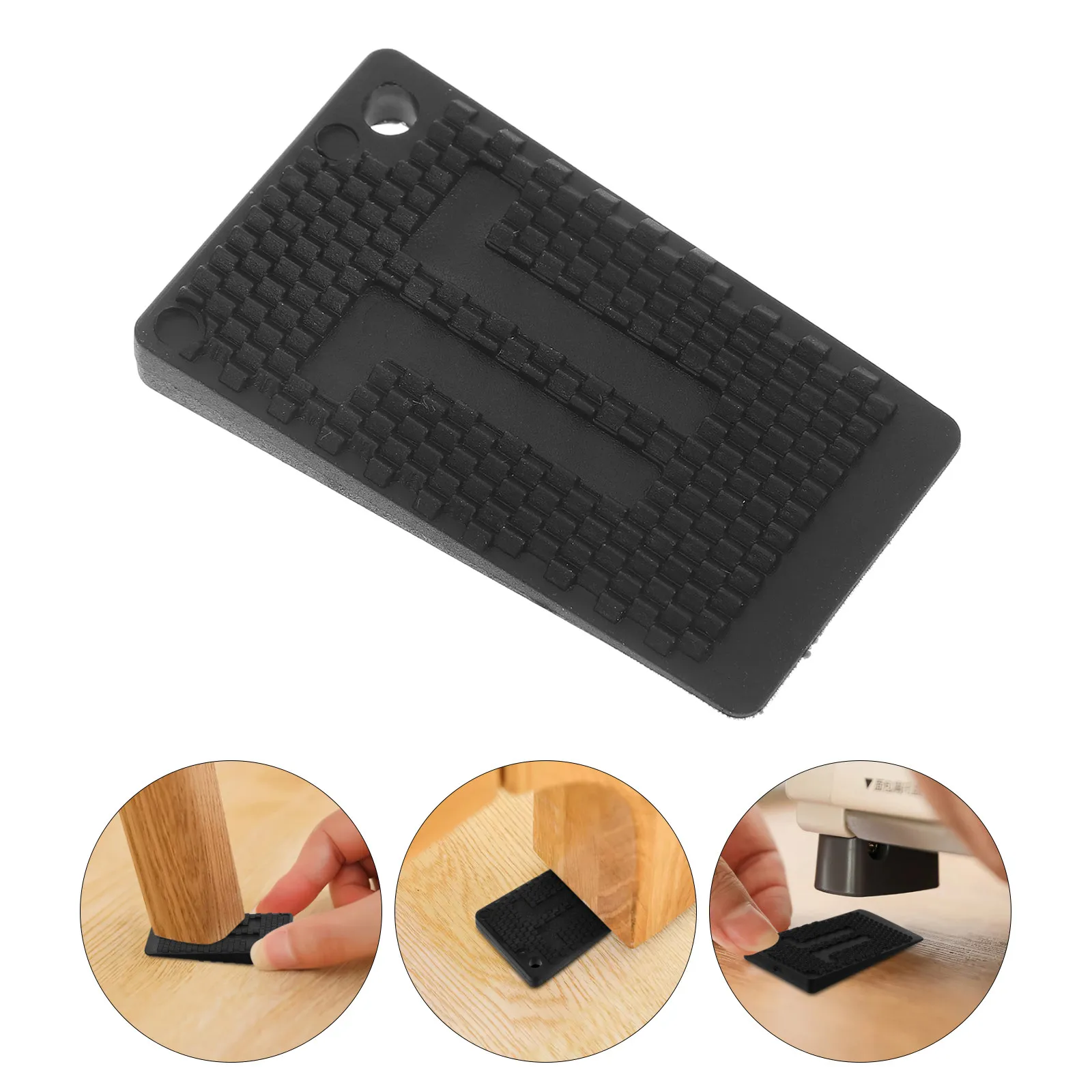 20Pcs Furniture Leveling Pads Plastic Shims Flexible Wedges for Table Chair Toilet Refrigerator Piano Stabilizers Home