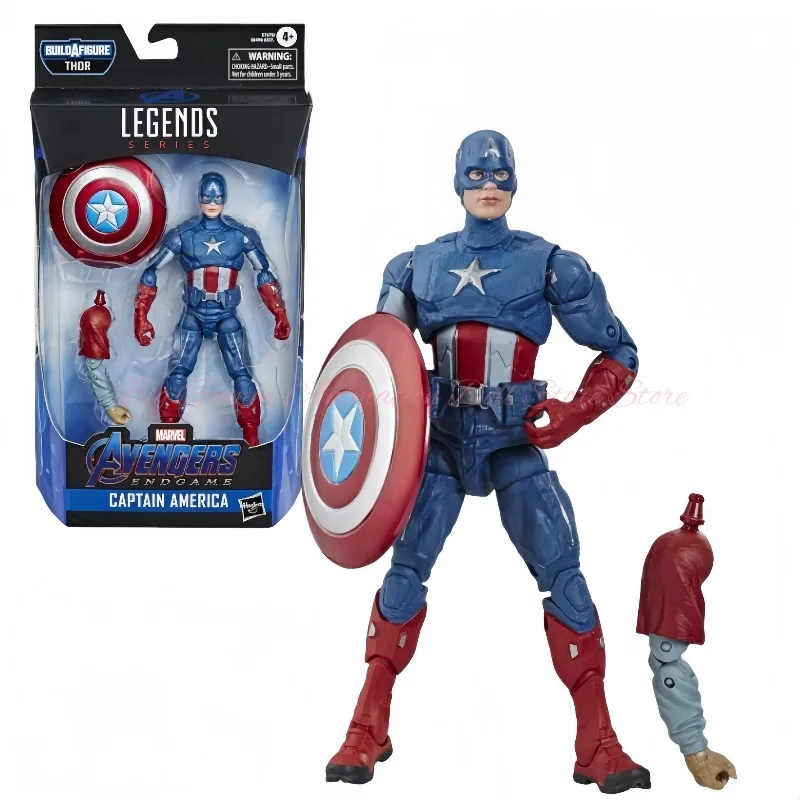 

【В наличии】Коллекционная фигурка Капитана Америки (Мстители: Конец фильма) от Hasbro, серия Marvel Legends, 15 см, модель-игрушка, подарок