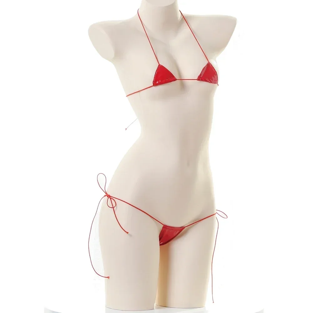 QQ Sexy Sexy Anime Cosplay Bikini Lingerie Lingerie Erotic Costumes Temptation Summer Beach Mini Women Underwear Schoolgir - Image 6