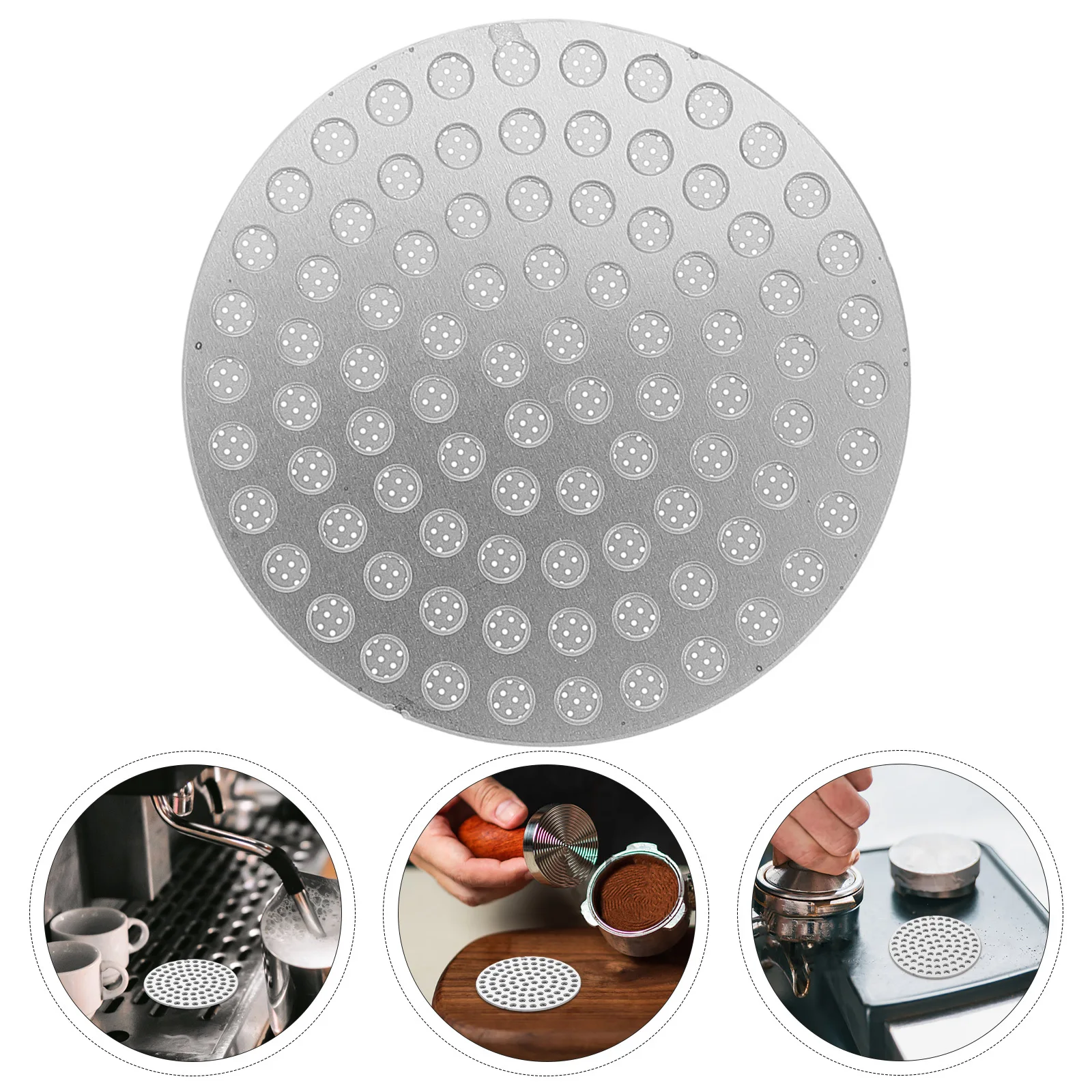 

Coffee Filter Plate For Espresso Machines Stovetop Makers Replacement Part Dual Layer Anti Splash Design Wide