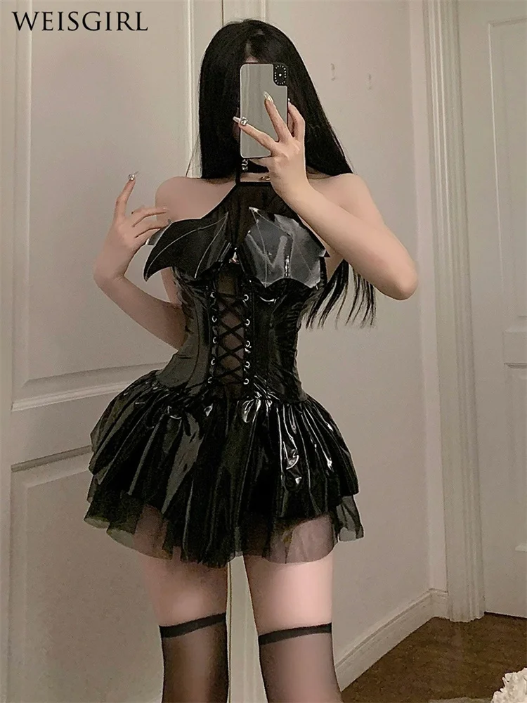 Lolita Jurk Sexy Meid Outfit Kerst Cosplay Kostuum Vrouwen Franse Knecht Lolita Babydoll Jurk Uniform Pak Cosplay Kostuums