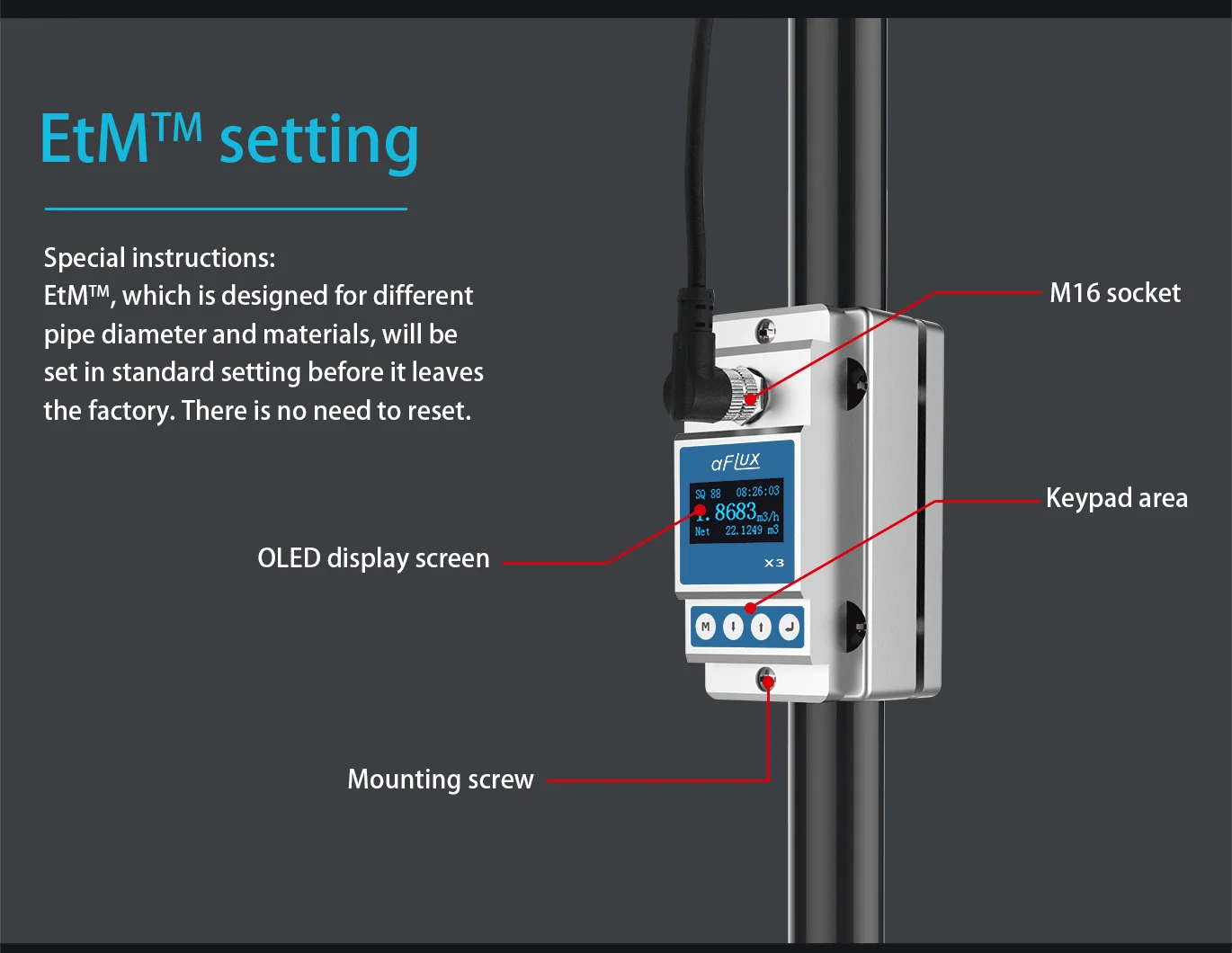 مقياس الجريان بالموجات فوق الصوتية المخصص للصيدلانية من نوع المشبك، خاص بأنبوب فائق النعومة #5