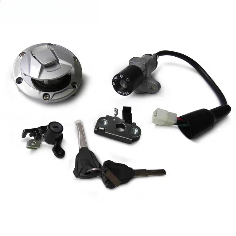 Original Ignition Switch Fuel Tank Cap Cover Seat Handle Locks for LONCIN VOGE 200AC AC200 LX200-19 500320999-0001