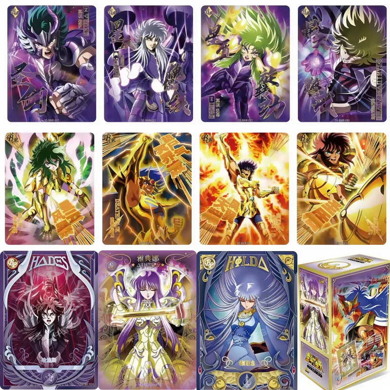 

KAYOU Saint Seiya Series 4-е издание, ограниченная серия, BUR BMR Athena Zodiac, полный набор редких коллекционных карточек аниме, игрушек