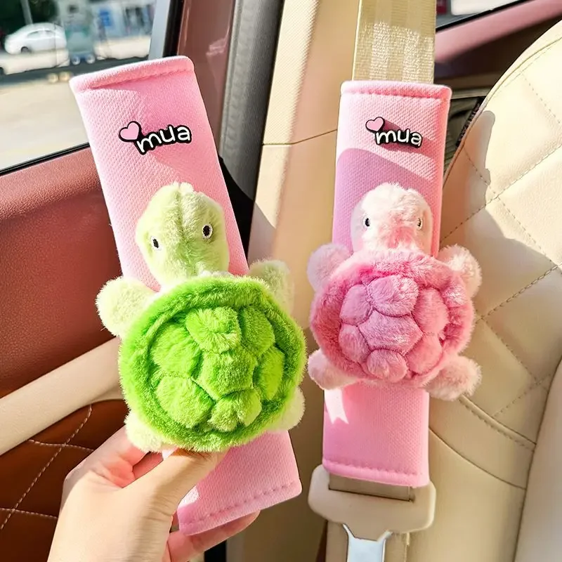 New Cute Little Turtle Seat Belt Car Seat Belt Shoulder Pad Car Shoulder Protector Car Accessories Interior Seat Belt Protector