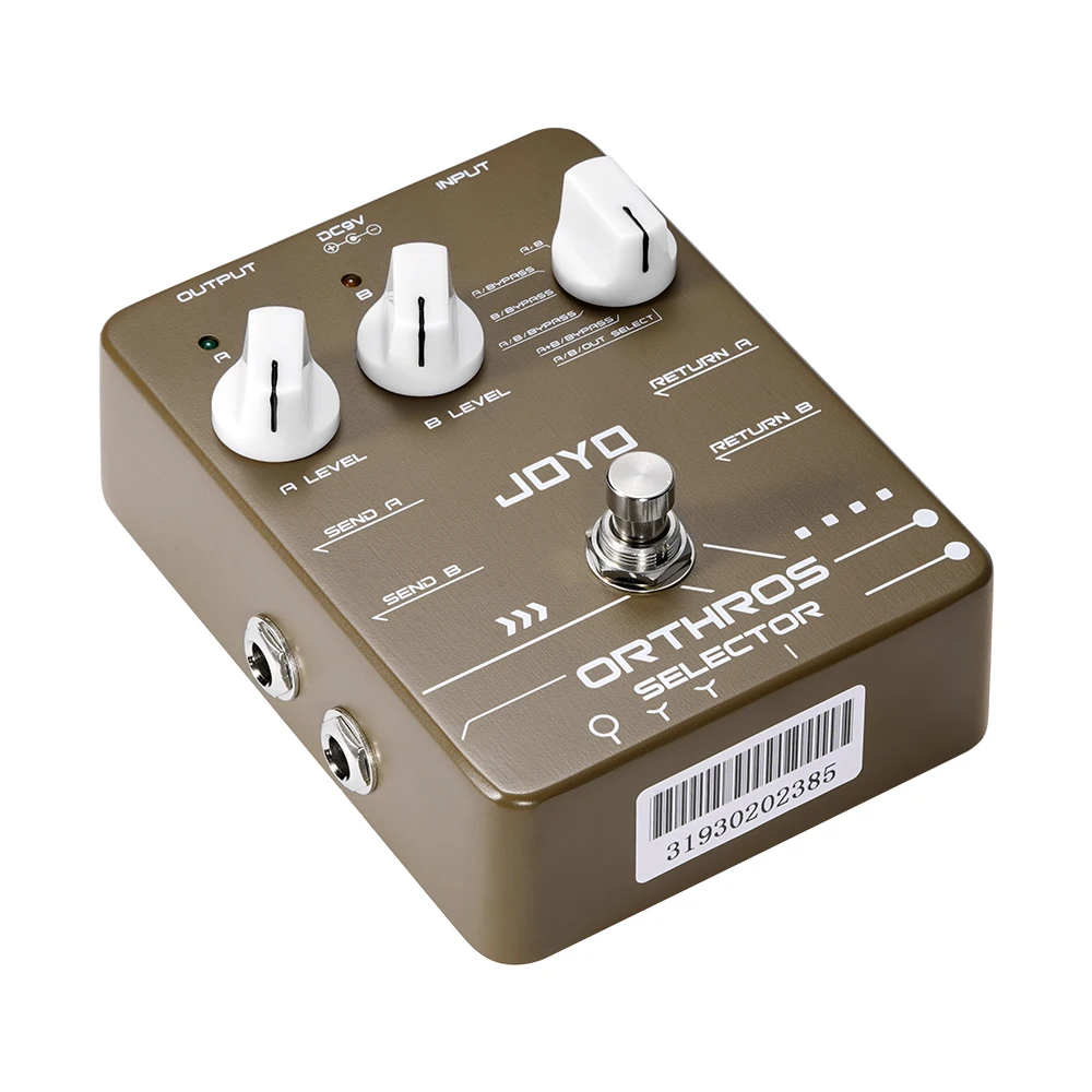 JOYO JF-24 ORTHROS محدد خط الجيتار محدد دواسة 6 وضع التبديل A/B 2 تأثير حلقة التحكم المستقل