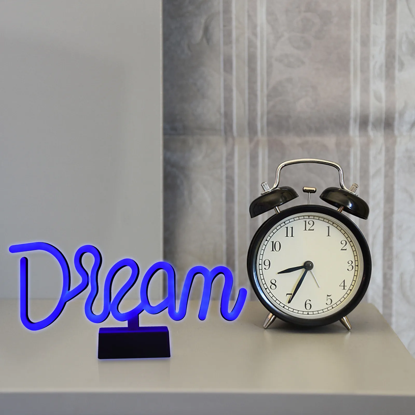 

1Pcs LED Letter Dream Neon Light Chic Night Lamp Desktop Decoration Word Shape Lamp Party Props LED Night Light Ornament