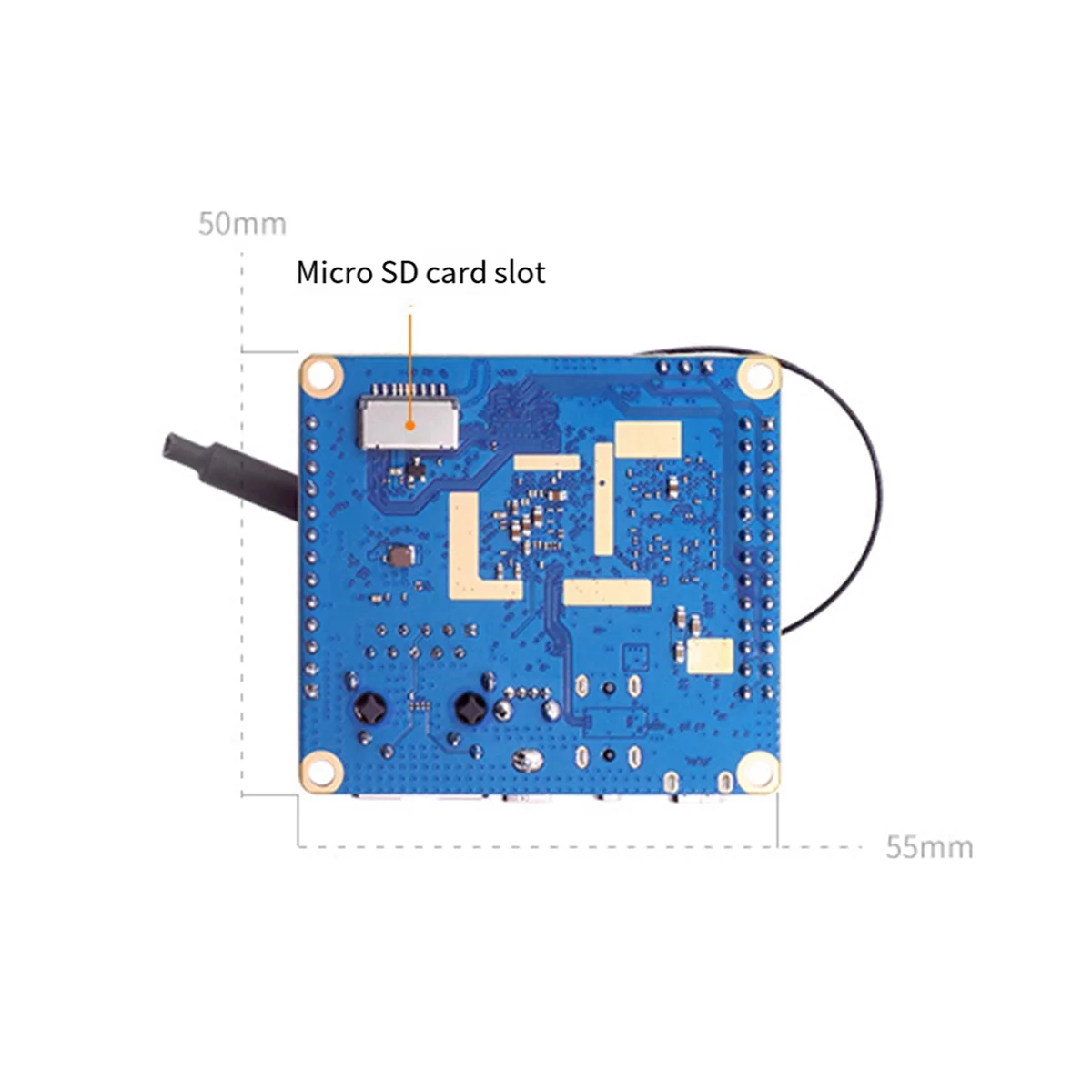 Imagem -06 - Placa de Desenvolvimento Laranja pi Zero3 4gb Ram H618 Wifi5 Mais Bt5 Gigabit Lan para Android 12 Debian12 com Dissipador de Calor Plug Eua