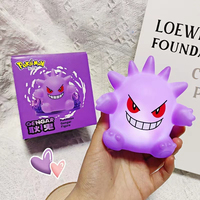 Pokemon Figures Night Light Gengar Model Bedside Lamp Demon Doll Creative Collection Glowing Toys Halloween Toy Kids Gag Gifts