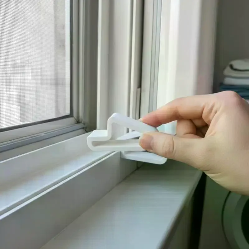 1/2/4pcs Heavy Duty Door Stopper Non-Slip Balcony Window Door Wedge Easy Install For Home Office Bathroom Kitchen Track Lock