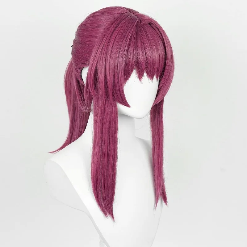 Honkai Star Rail Character Cosplay Kafka Wig with Ponytail for cosplay events Anime Exhibition Party Halloween