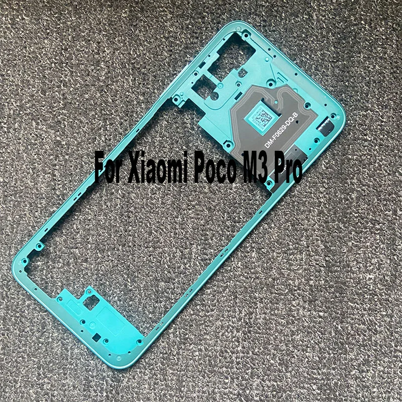 For Xiaomi POCO M3 Pro Middle Frame Housing Middle Housing Holder Cover Bezel Replacement