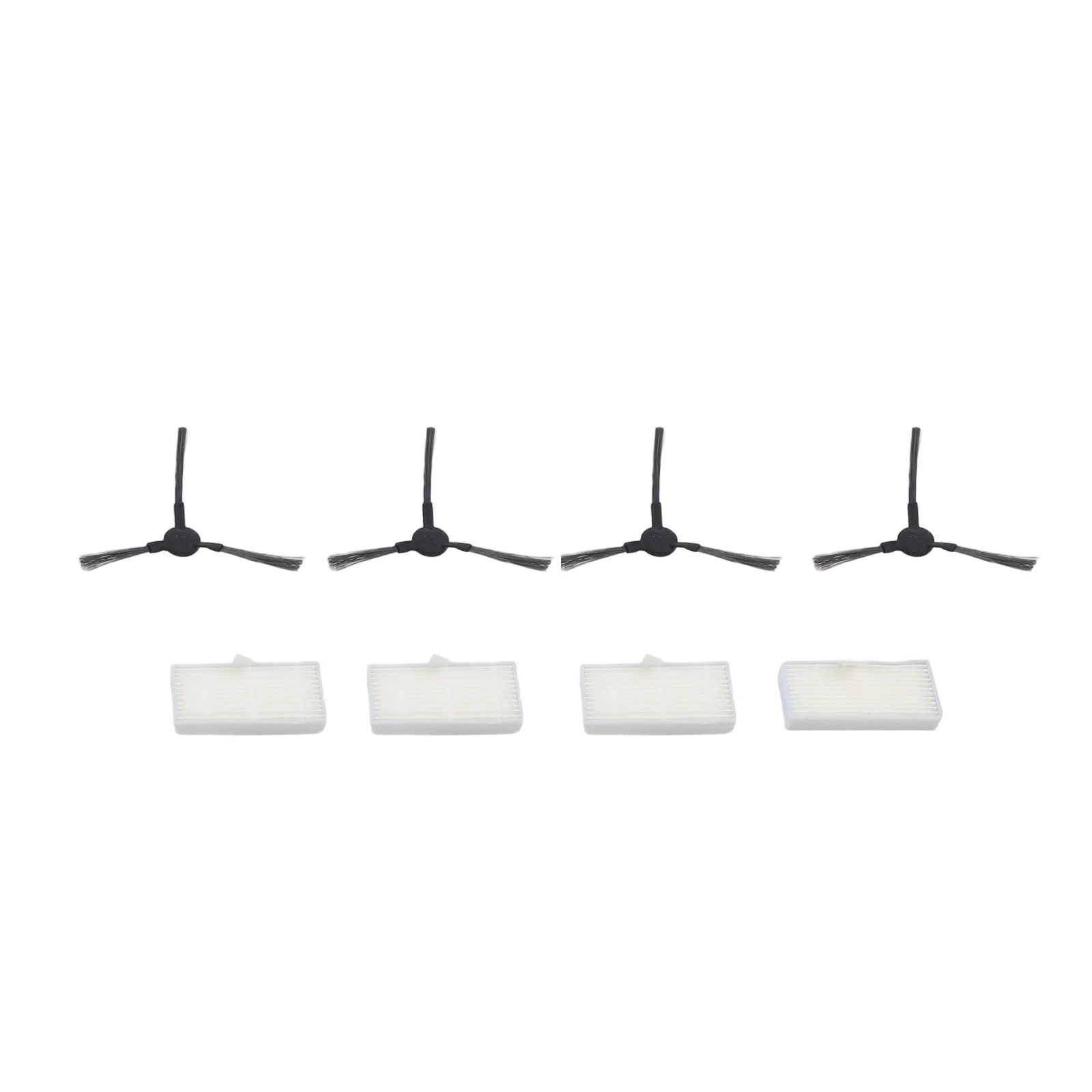 For GRUNDIG VCR 2330 Robot Vacuum Cleaner Side Brush Set Featuring Construction and Functional Alignment with OEM Layout