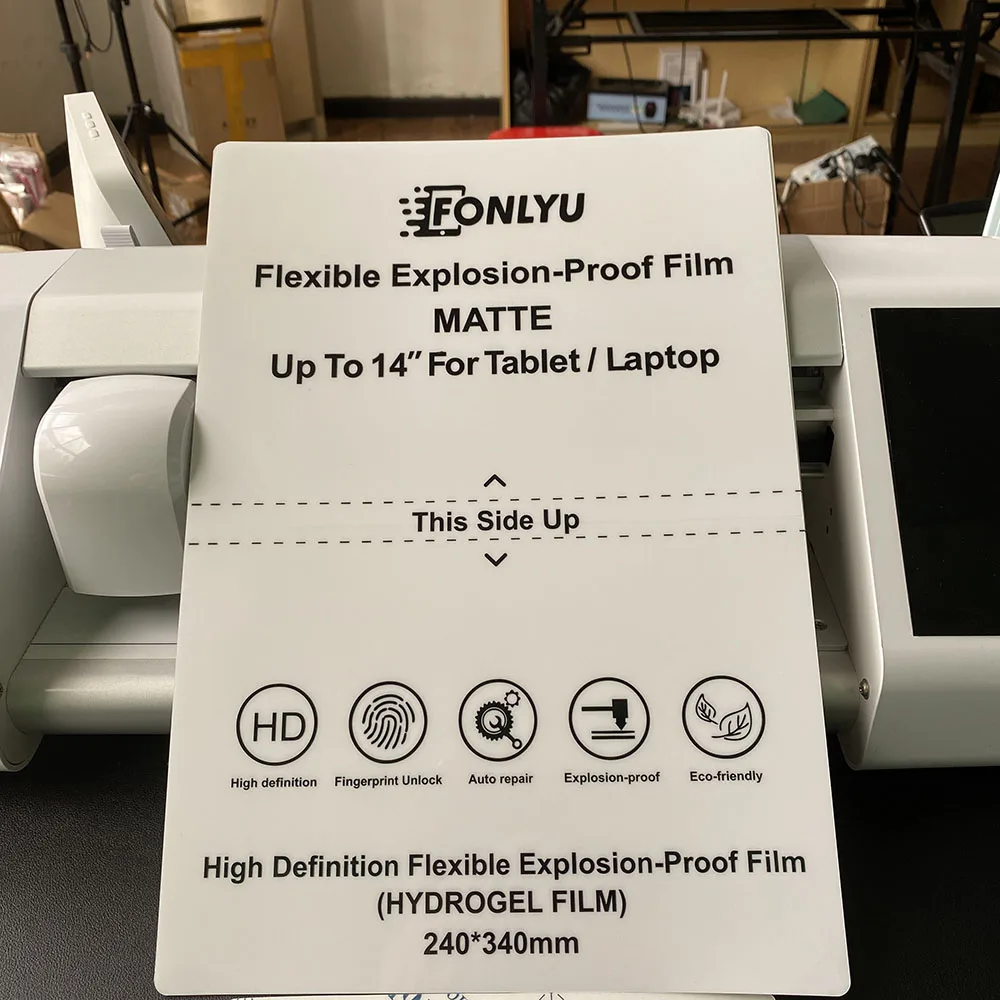 FONLYU HD Matte TPU Hydrogel Film For iPad 9.7 10.5 Pro 11 12.9 14 Inch Tablet Laptop Screen Protector Cutting Machine Plotter