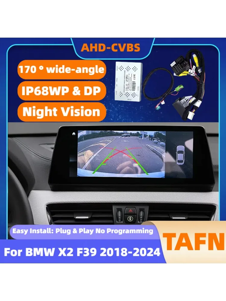 Achteruitrijcamera AHD Dynamische Traject Decoder Voor BMW X2 F39 2018-2024 ID4 ID5 ID6 NBT EVO 6.5/8.8/10.25 Scherm - afbeelding 2