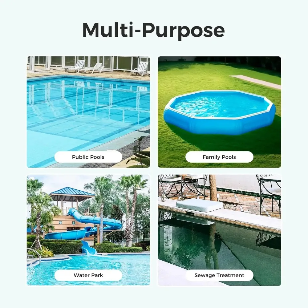 Eight-Claw Fish Pool Chlorine Float & Dispenser for 1 and 3inch Tablets - Suitable for Large/Small Pools, Hot Tubs, Spa Centers