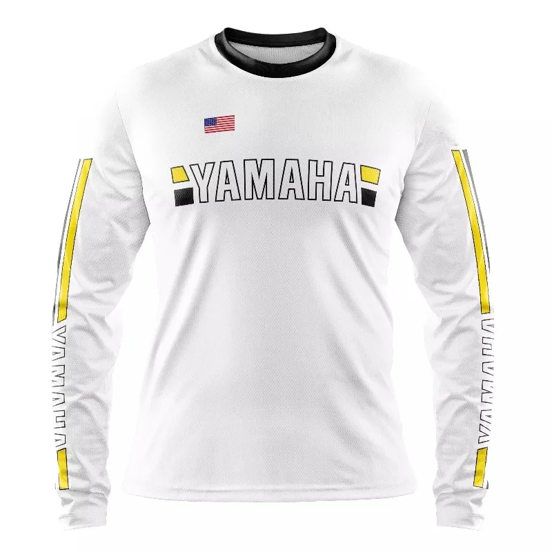 

Summer Trend of 2026 Yamaha Long Sleeved T-shirt for Men Women Quick Drying Sun Protection Sports Motorcycle Riding Clothes