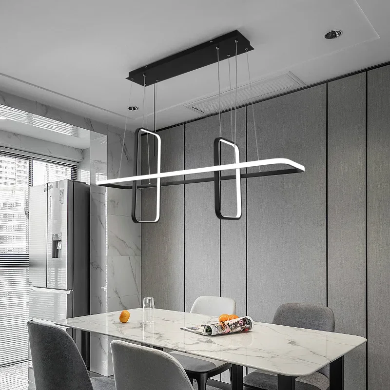 Plafonnier au design nordique moderne en aluminium, disponible en noir, en or ou en blanc, idéal pour une salle à manger ou une chambre à coucher, 256 unités