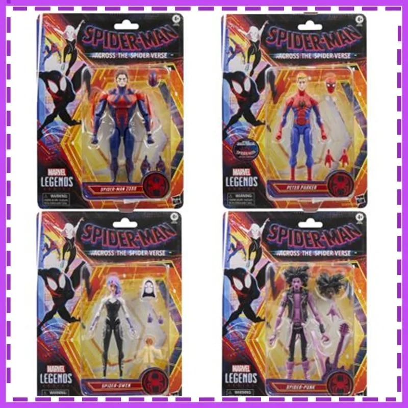 【IN SHELF】Hasbro Anime Marvel Legends Spider Gwen 6 INCHES Christmas Gifts or Collection Genuine Action Figure Model Toys