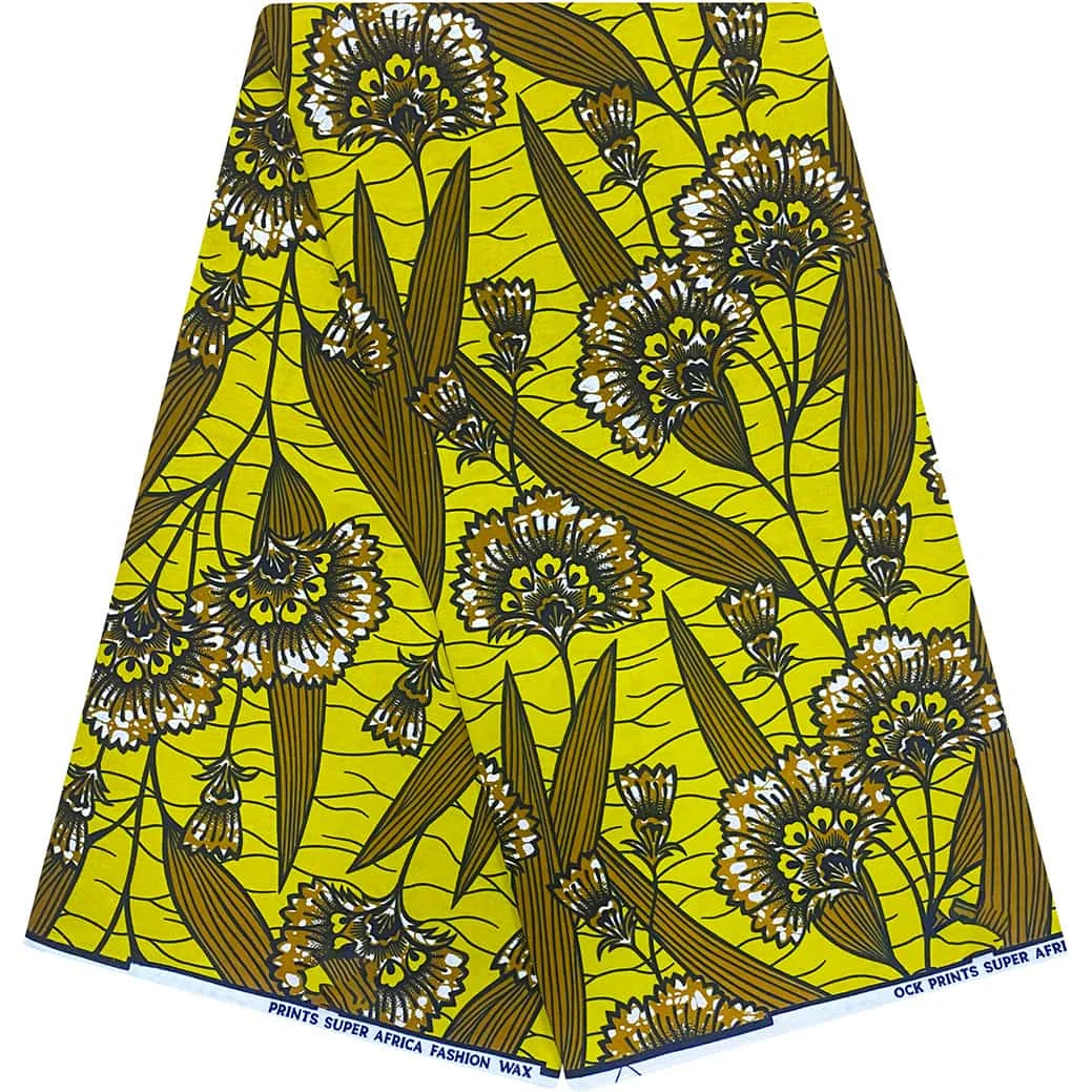 

Lightweight 100% Cotton Fabric with African Print Wax for Summer Garment Making