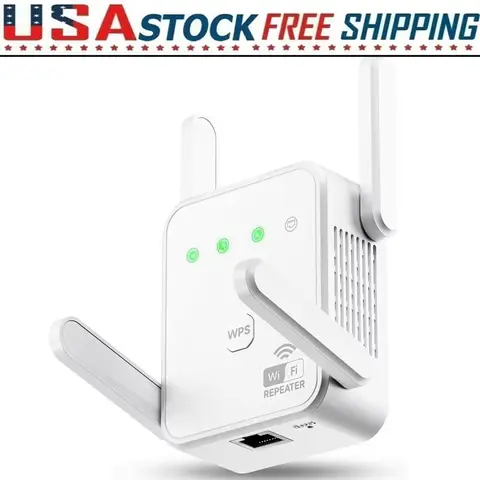 1 pièce Nouveau Amplificateur de Signal WiFi Sans Fil Amélioré, Répéteur de Portée 300 Mbps 2,4 GHz, Couverture Réseau Stable Pénétrante par les Murs, Mini Amplificateur WiFi, Extenseur de Signal avec Mode Répéteur, Mode Point d'Accès et Port Ethernet