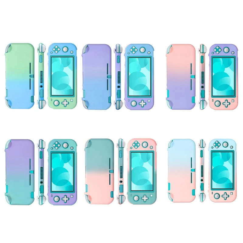 For Nintendo Switch Lite Protective Case Shell Colorful Cute Hard Back Cover Skin Game Console Accessories