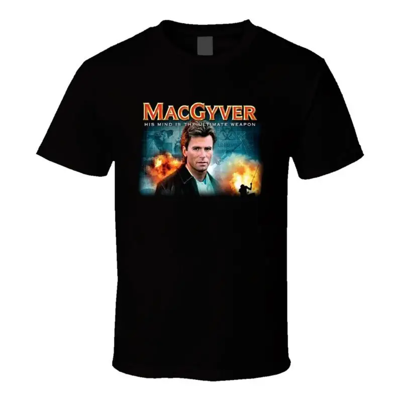 Camiseta do programa de TV Macgyver