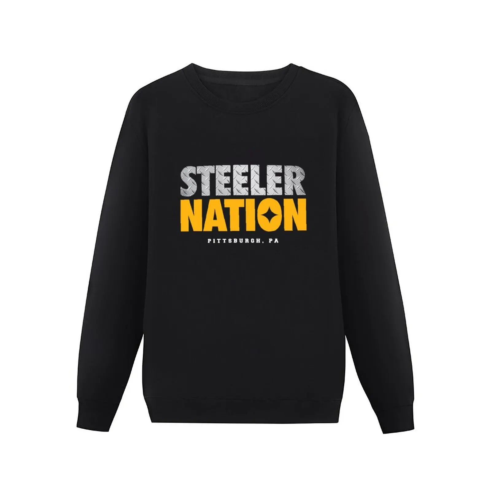 Steeler Nation Pullover Hoodie autumn clothes anime clothes sweatshirt male