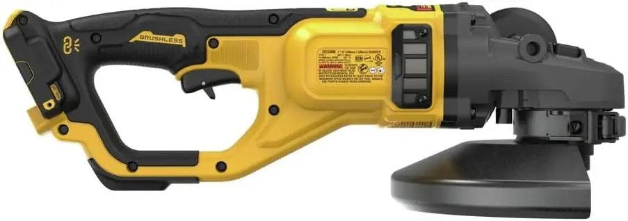 Dewalt DCG460B 60 V MAX Bezszczotkowy litowo-jonowy 7 cali. - 9 cali. Akumulatorowa duża szlifierka kątowa (tylko narzędzie)