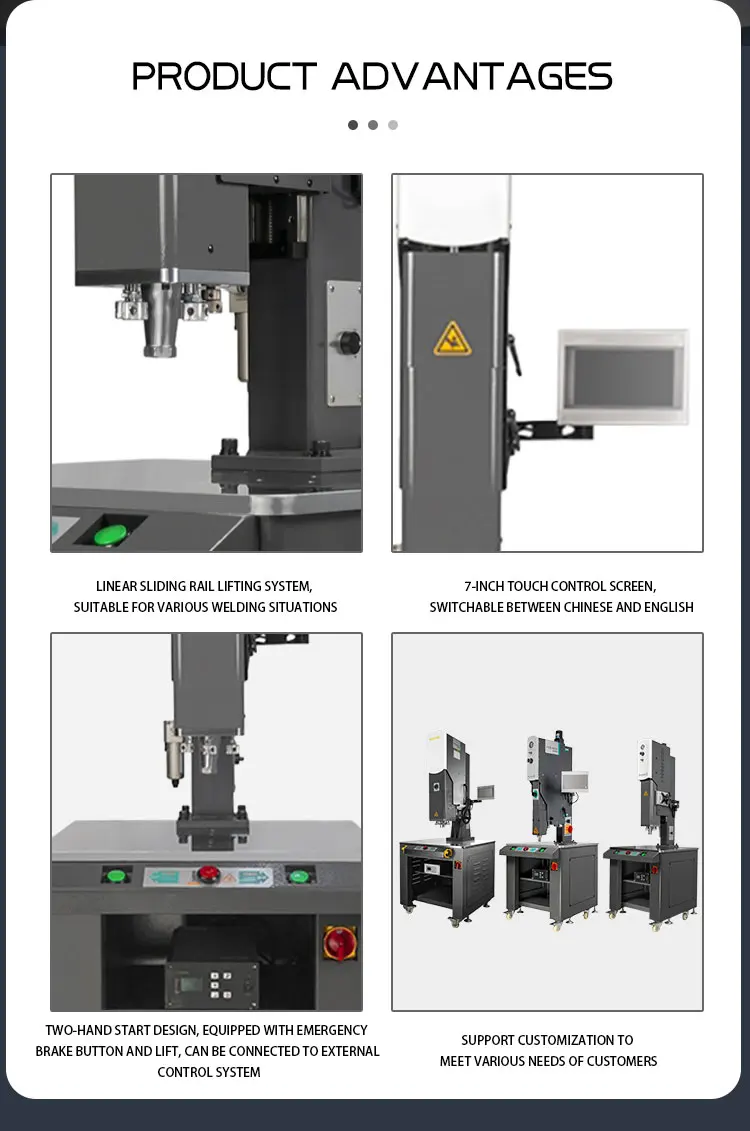 15kHz 4200W Automatic Frequency Tracking Ultrasonic Plastic Welding Machine Home Use Ultrasonic Welder for Various Industries