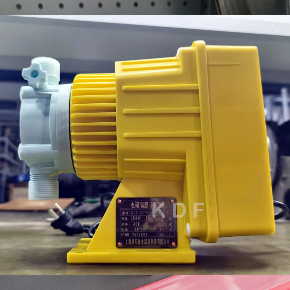 KDF Electromagnetic Pump Manual Adjustment Analog signal Control  Digital Control Plastic PVC PVDF Dosing and Metering Pump