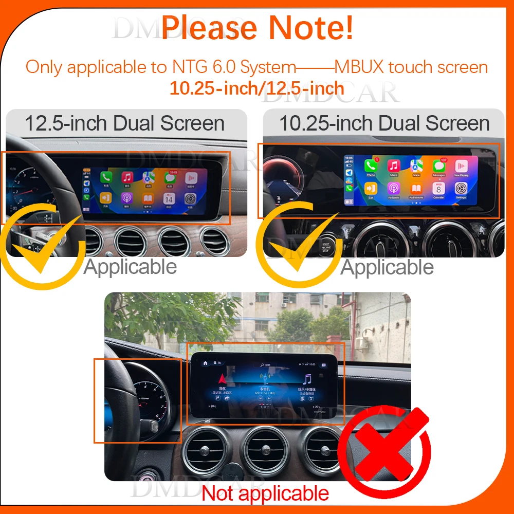 Android 13 Al Box For Mercedes Benz A B C E V GLE GLS CLS EQC Class NTG6.0 Qualcomm Snapdragon Carplay Auto Video 128G GPS WiFi