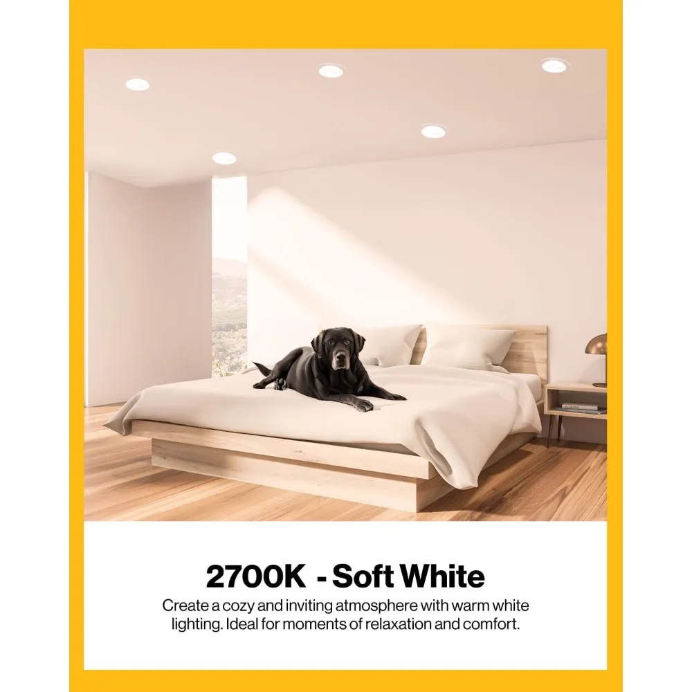 Светодиодные встраиваемые лампочки, 128 шт., 850 люмен, 11 Вт, теплый белый 3000 К, прожекторы для помещений, энергоэффективная замена для